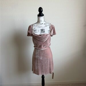 Reformation Pink Lorraine Dress Sz. 6​​​​​​​​​​